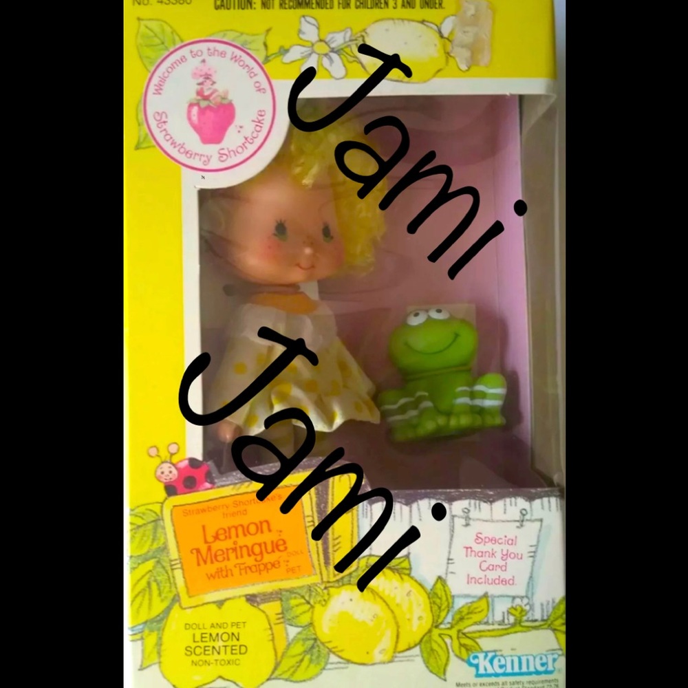 🍓NIB STRAWBERRY SHORTCAKE DOLL VINTAGE LEMON